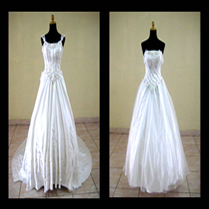 bali gown bridal wedding